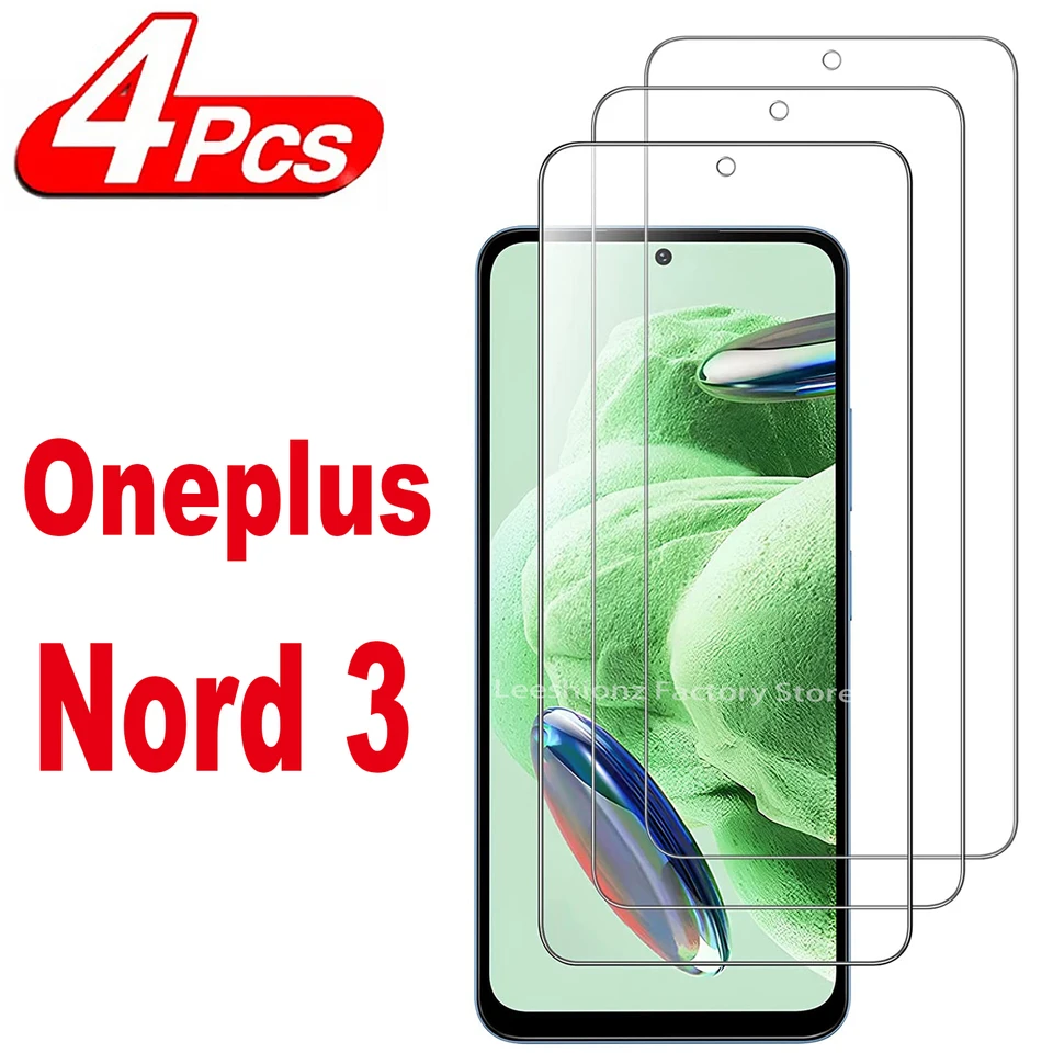 2/4ks 9H Temperovaný sklenený film pre OnePlus Nord 3 5G, Nord 4 5G HD