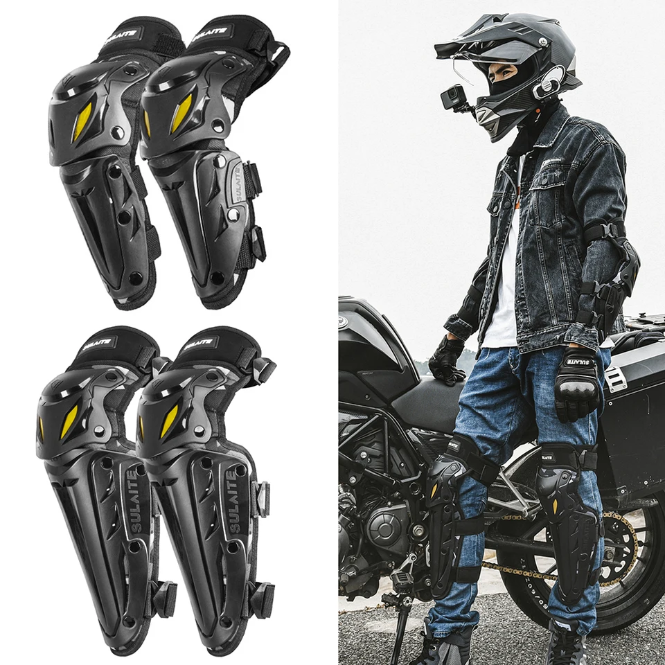 2/4ks koleno lakťové kombinované motocykle Zhrubne kolenné vankúšiky Ochranné vybavenie prevodovky Motokros Motobike jazdec