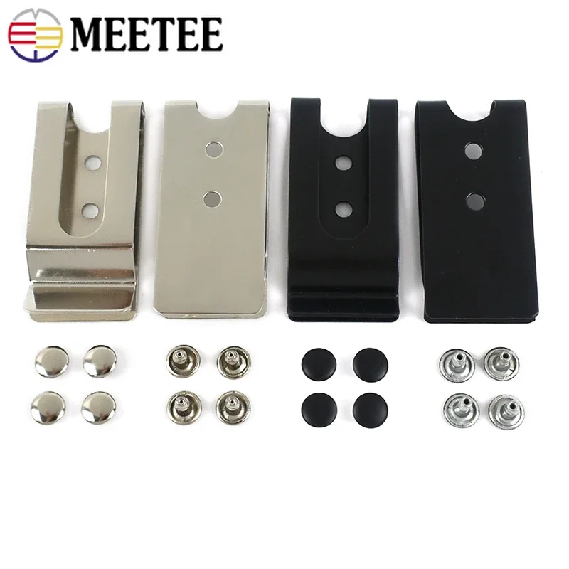 2/5/10ks Metal Metal Belt Clip Clip Clip Clips Clips spona vreckový vreckový pás otvor