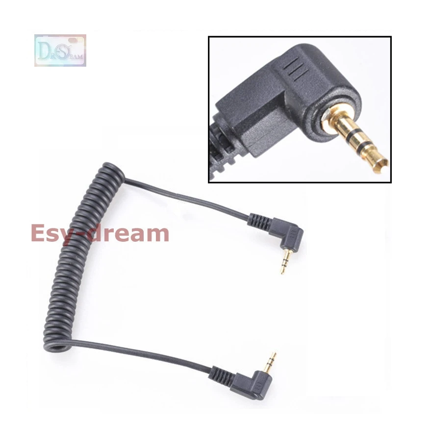 2,5 3,5 mm prepojovací kábel pre diaľkovú uzávierku Prepojovací kábel pre kánon R7 R10 850D 800D M6II M5II 250D 90D 80D 1C C1 E3 CB2 kábel C