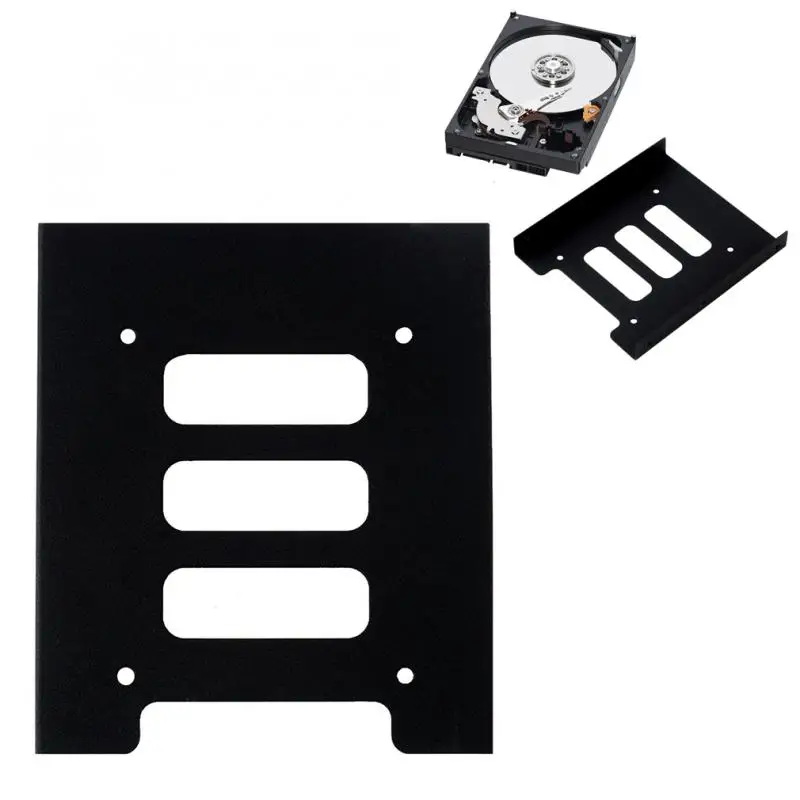 2.5 až 3,5 v SSD HDD HDD Držiteľ kovového montážneho adaptéra Dávka počítača Dock Dock Donič