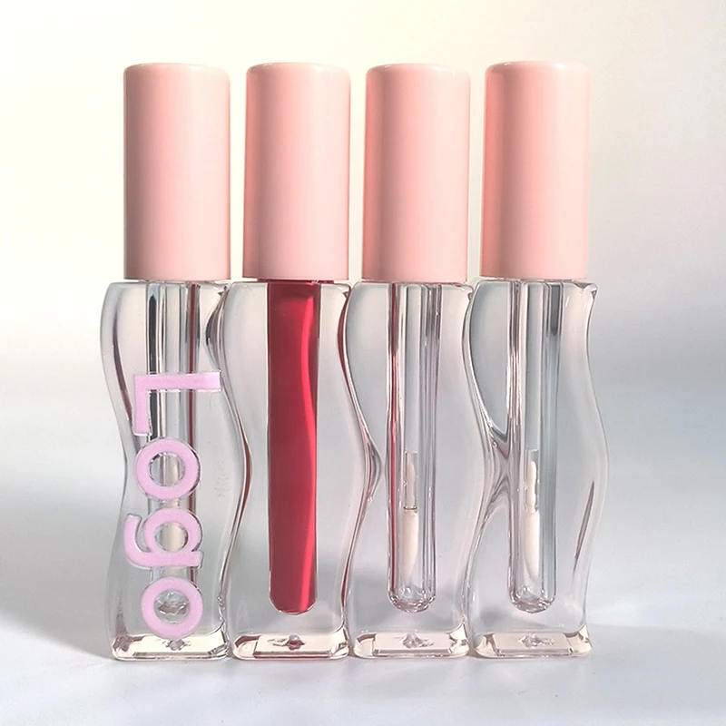 2,5 ml zvlnené čiary pery lesklé trubice Liquid Lipstick Empty Lip Glaze Tuble Regilble Cosmetic Baliaci nádoba