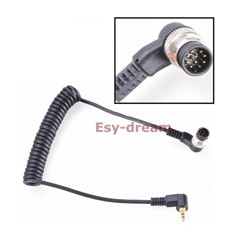 2,5 mm 3,5 mm diaľkovo uvoľňovací kábel Spojovací kábel pre Nikon D850 D810 D700 D800 D300S D300 D4 D3X D2 ako 1n N1 DC0 kábel B B