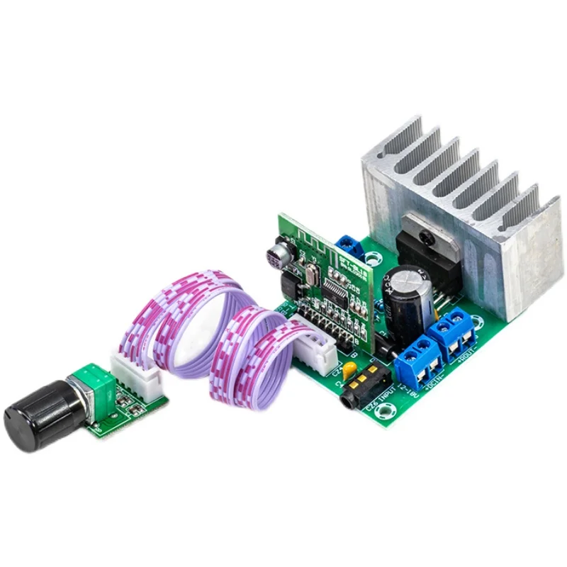 2*50W TDA7377 trieda AB zosilňovacia doska Bluetooth kompatibilná stereofónny duálny kanál domáceho kina AUX AMP DC9-18V