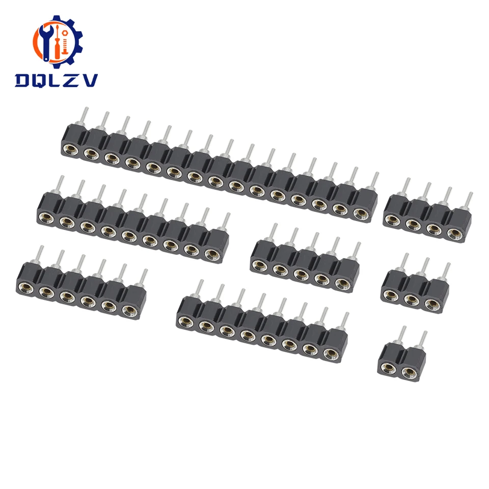 2,54 mm rozstup s jedným radom SMD SMD SMD Straight ihly Round Outer PIN Copper Foot 1*2p 3p 4p 5p 6p 7p 8p 10p 40pin 40pinový konektor