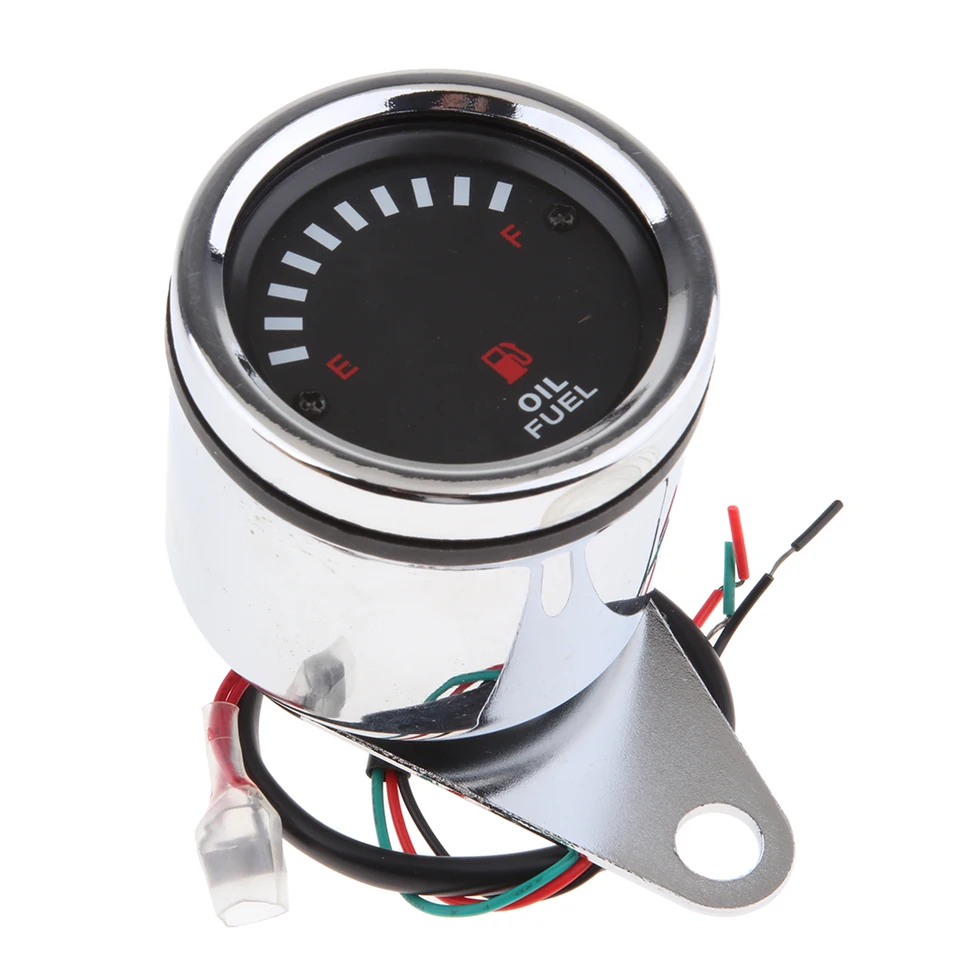 2,56 palca 65 mm Univerzálny merač motocyklového automobilu Geroeer 12V LED svetlo Displej
