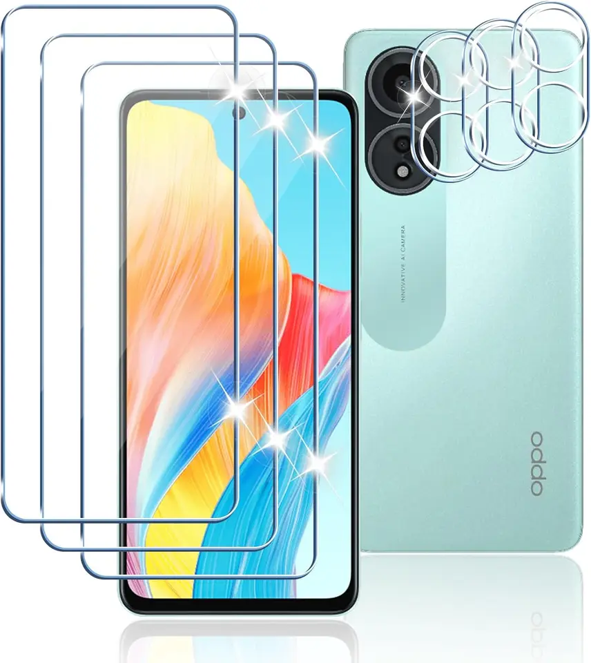 2,5D 9H Temperované sklenené sklenené chrániče fotoaparátu Film pre OPPO A79 5G A2 A18 A38 A58 A78 4G 5G