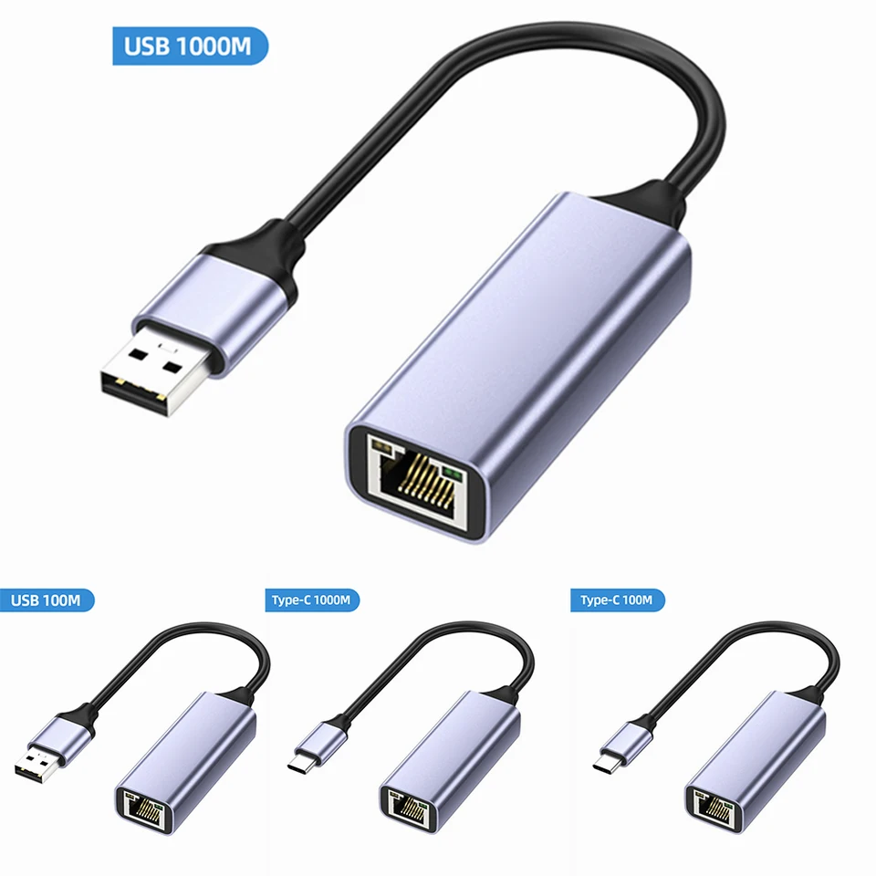 2,5G USB Ethernet Adapter USB3.0 PC Internet 1000MBPS Sieťová karta Typ-C až RJ45 LAN GIGABIT Network Adapter pre laptop/televízne box