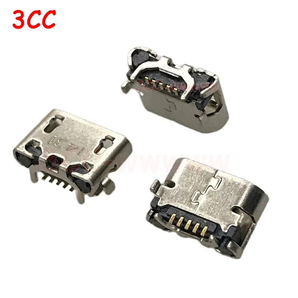 2-5ks Mini Micro USB Connector pre JBL Flip4 Flip 4 ASUS Memo Pad K01A Mini nabíjací port Socket Socket Jack