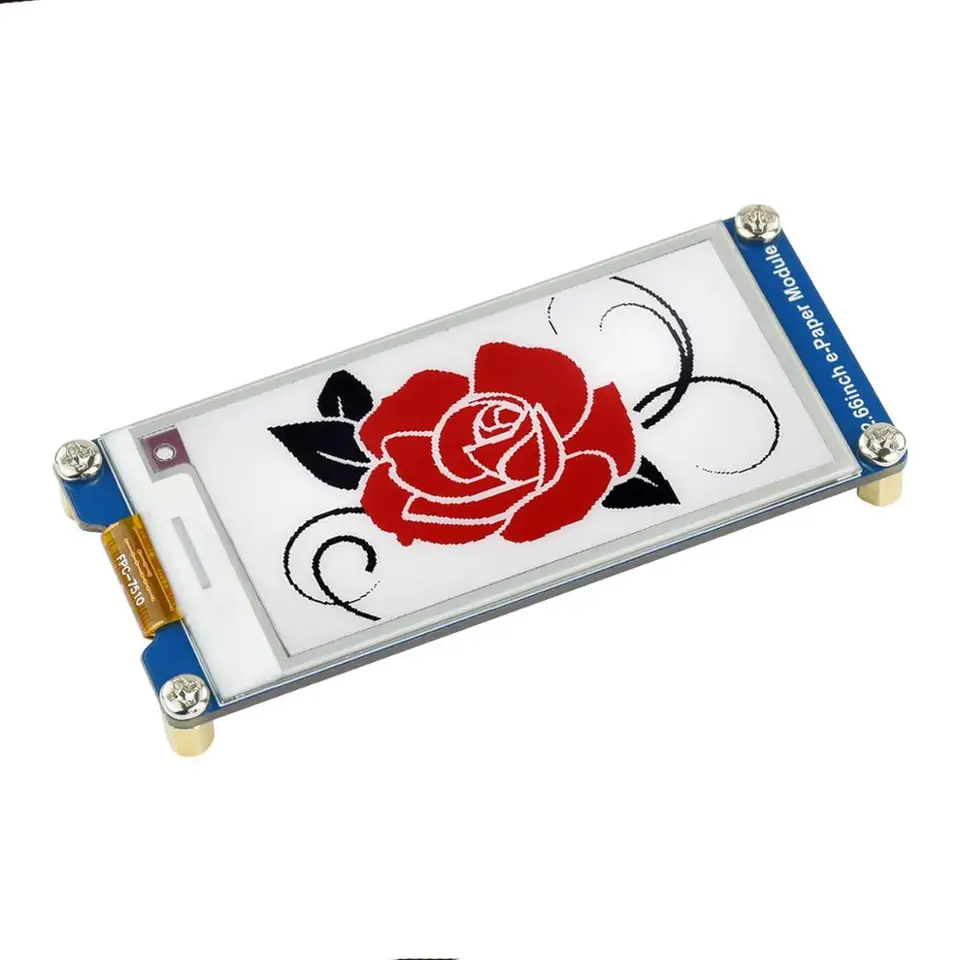 2,66-palcový 3-farebný ePaper e-clk pre Arduino Raspberry Pi 0 Zero 2 W 3B Plus 3 4 5 Modul obrazovky s elektronickým papierom