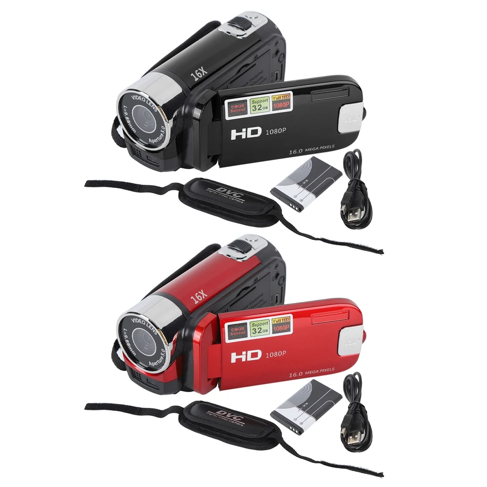 2,7 -palcový fotoaparát DV fotoaparátu 4K 48MP DV fotoaparát 2.7in otočná obrazovka 16x digitálna priblíženie videokamera s káblovou kamerou USB