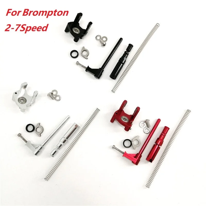 2-7 Rýchlosť pre Brompton Derailleur Set Chain Pusher Spring Single/Internal 3 posúvacie upgrade konverzie Outrailleurs Časť