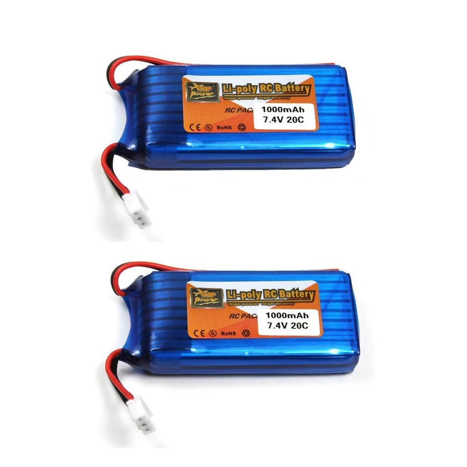 2 ADET/GRUP WLTOOYS V912 ICIN 7,4 V 1000 MAH PIL/WLTOYS V262/WLTOOYS V353 PIL WLTOOYS PARCALARI