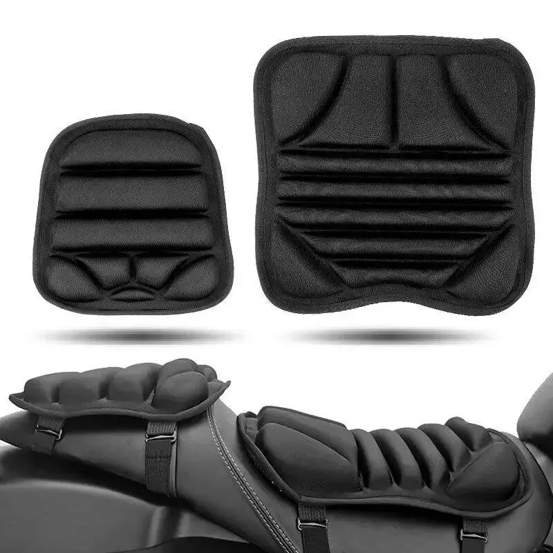 2 balenie motocyklového sedadla 3D Comfort Gel vankúše sedadlo priedušný univerzálny pokrytie sedadla absorbovania šoku pre pokročilú horu