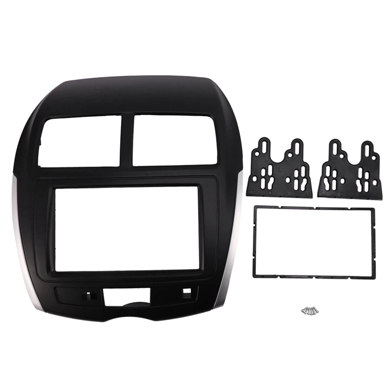 2 DIN Car Radio Fascia pre Mitsubishi ASX RVR Outlander Sport pre Citroen C4 Stereo Facia Dash CD Tink Inštalačná súprava