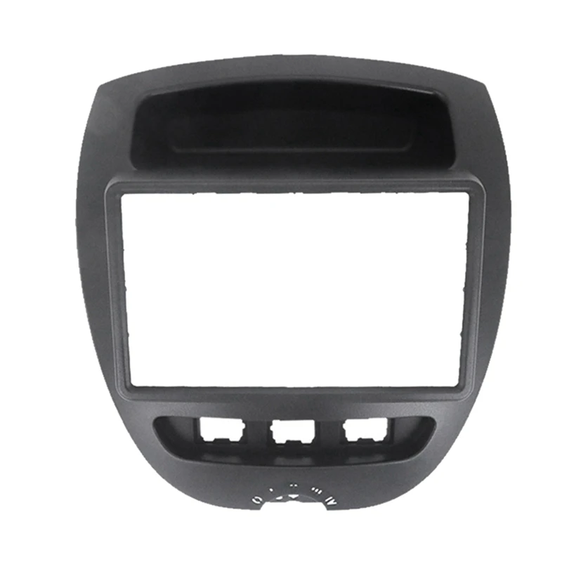 2 DIN Car Radio Fascia Príslušenstvo pre Toyota Aygo Citroen C1 Peugeot 107 2005-2014 Fascia Dash Kit DVD Radio Panel Stereo Cover