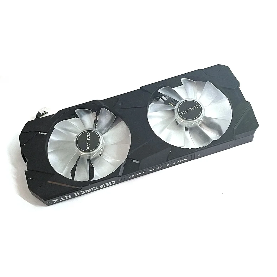 2 fanúšik úplne nový originálny 4pin RTX 2070 GPU ventilátor pre Galax Galax GeForce RTX2070 Ex Graphics Card Cooling