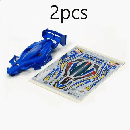 2 ks aero aero telo modré auto škrupiny 95081 pre Tamiya Mini 4WD Racing Car Model