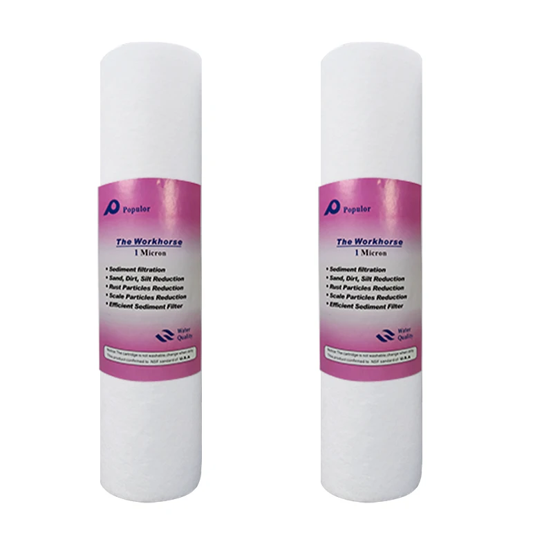 2 ks nahradenie sprchovej hlavy nahradenie PP Cotton Filter Cartridge Puification Puification Kúpeľ