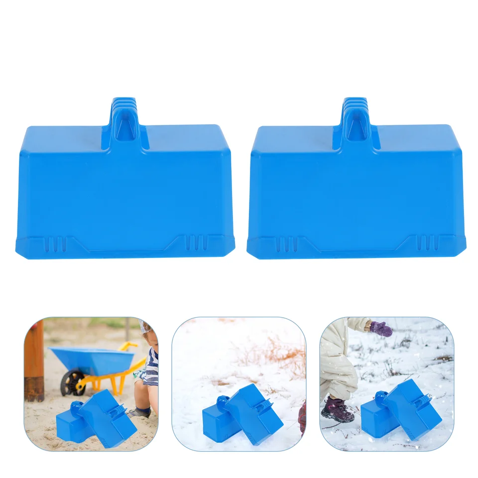 2 ks pieskové hradné súpravy Snehové tehlové budovy Fold Blocks Blocks Pôdna výroba plastového batoľa