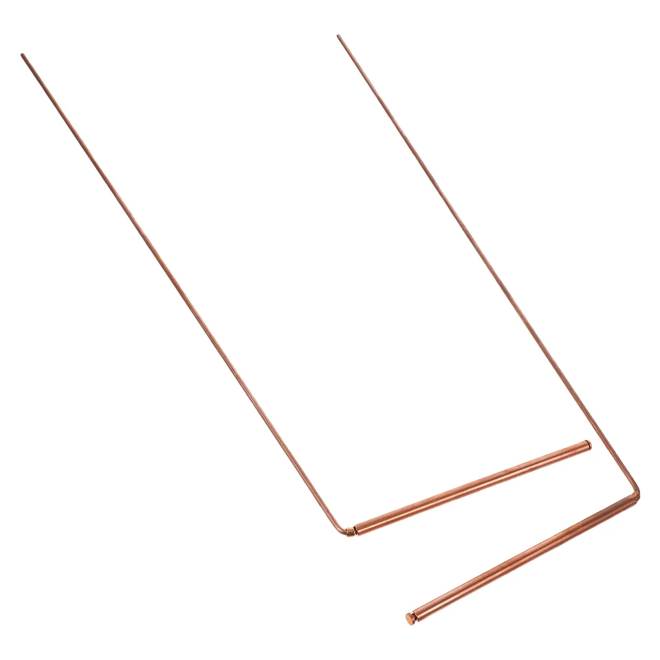 2 ks potápačské potápačské baterky Dowsing Rods Divining pre vodu kov kov Ghost Explore Equipment Rose Gold Spiritual