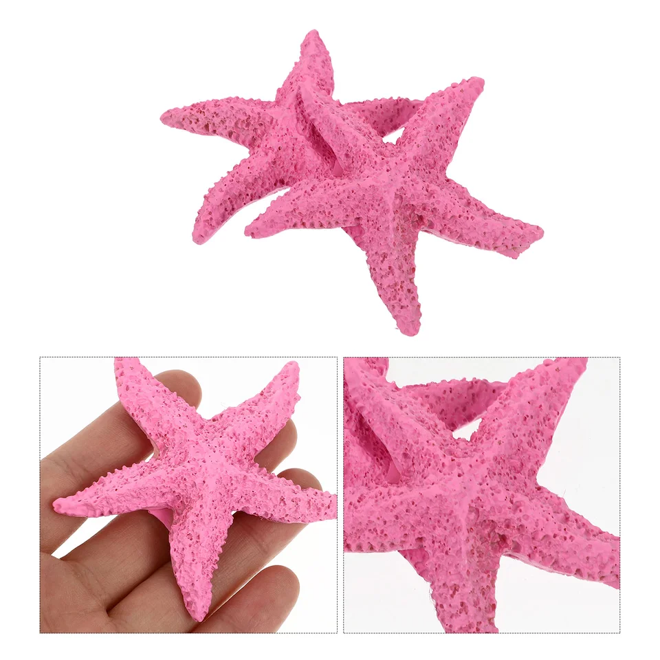 2 ks päť dekoratívnych ornamentových tankov Zvieratá Zvieratá so sochou Krajina Resin Dodávka Aquarium Shell Artificial