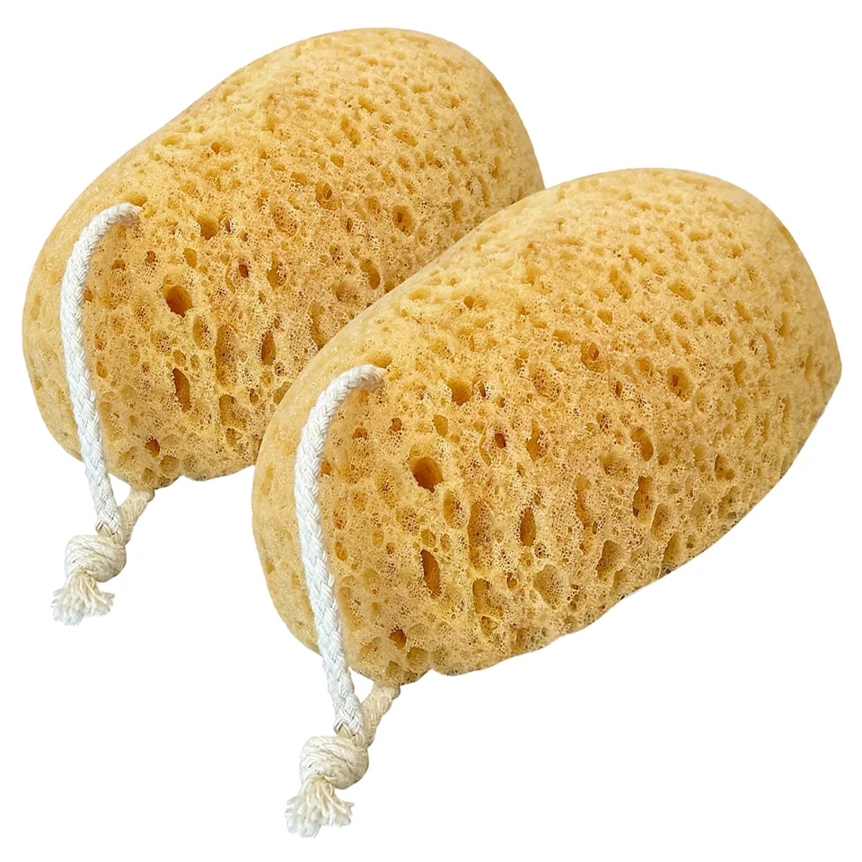 2 ks Super mäkké exfoliačné kúpeľné špongie pre sprchové spongy pre sprchu Men Body Strub Uterák Pánske umývanie Kids Detské pruhy puzdrá puzdrá Pouf