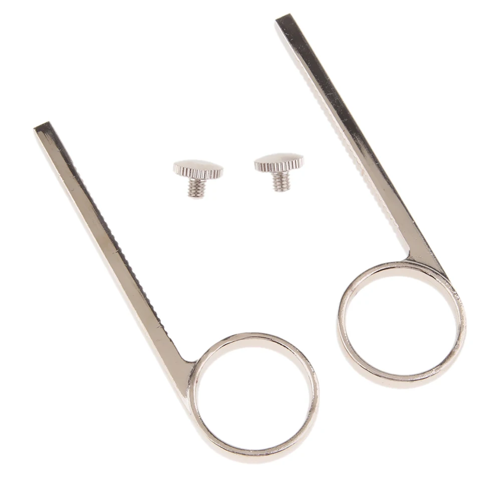 2 ks trúbky Trumpet Slide Finger Ring Trumpe Parts Adsessory, dĺžka 88 mm