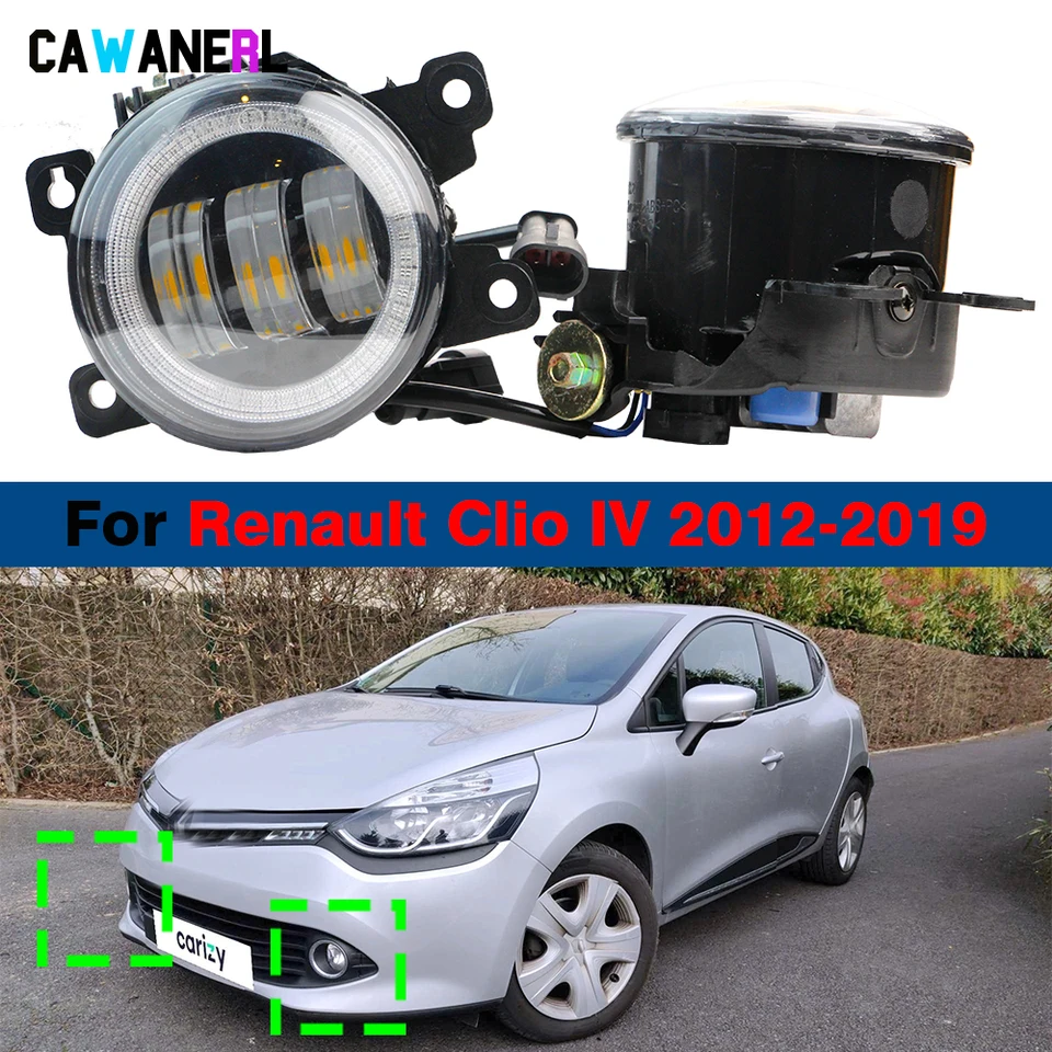 2 kusy 30 W Auto vedené anjelské očné hmlové svetlo DRL DENLIGHT H11 pre Renault Clio 4/IV 2012 2013 2014 2015 2016 2017 2018 2018 2019