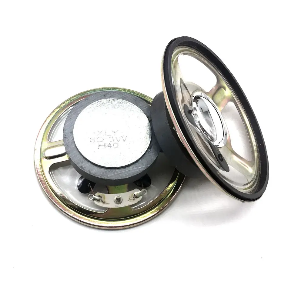 2 kusy 3W8R Horn Reproduktor 8R3W priemer 77 mm priehľadné nepremokavé externé externé reproduktory zvukového zosilňovača Magnetic Radio Audio Zosilňovač