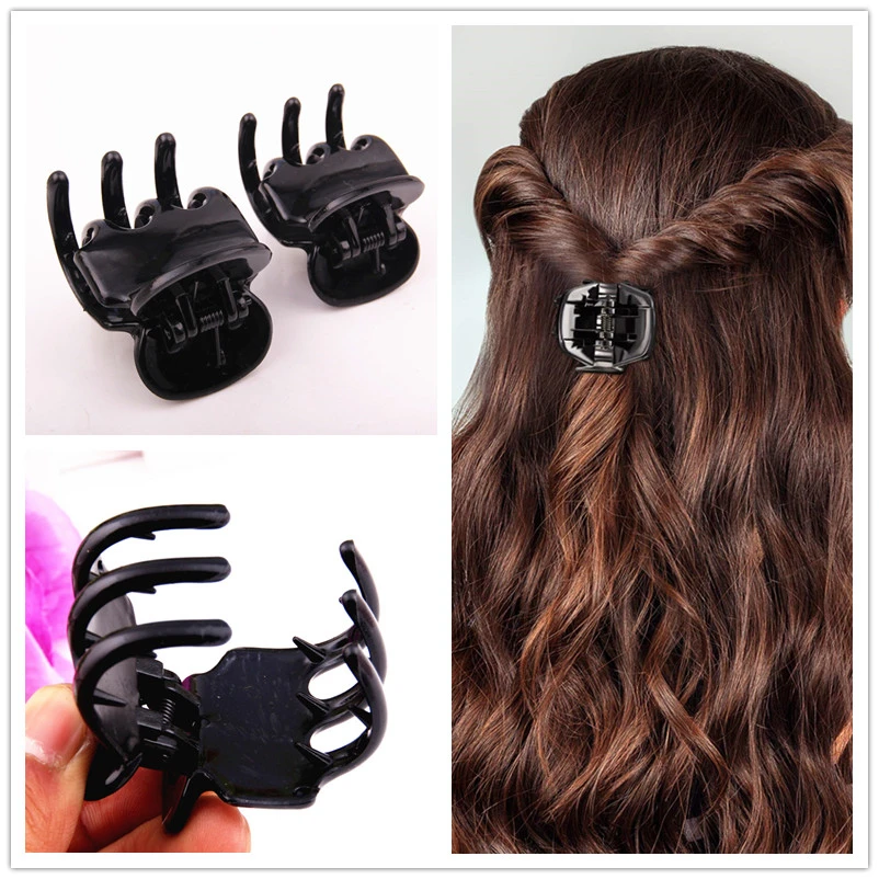 2 kusy Cap Claw Clips pre hrubé vlasové plastové plastové držiak copu pre ženy kadernícke salón Nástroj Crab pre vlasy letné poklesy hlavy