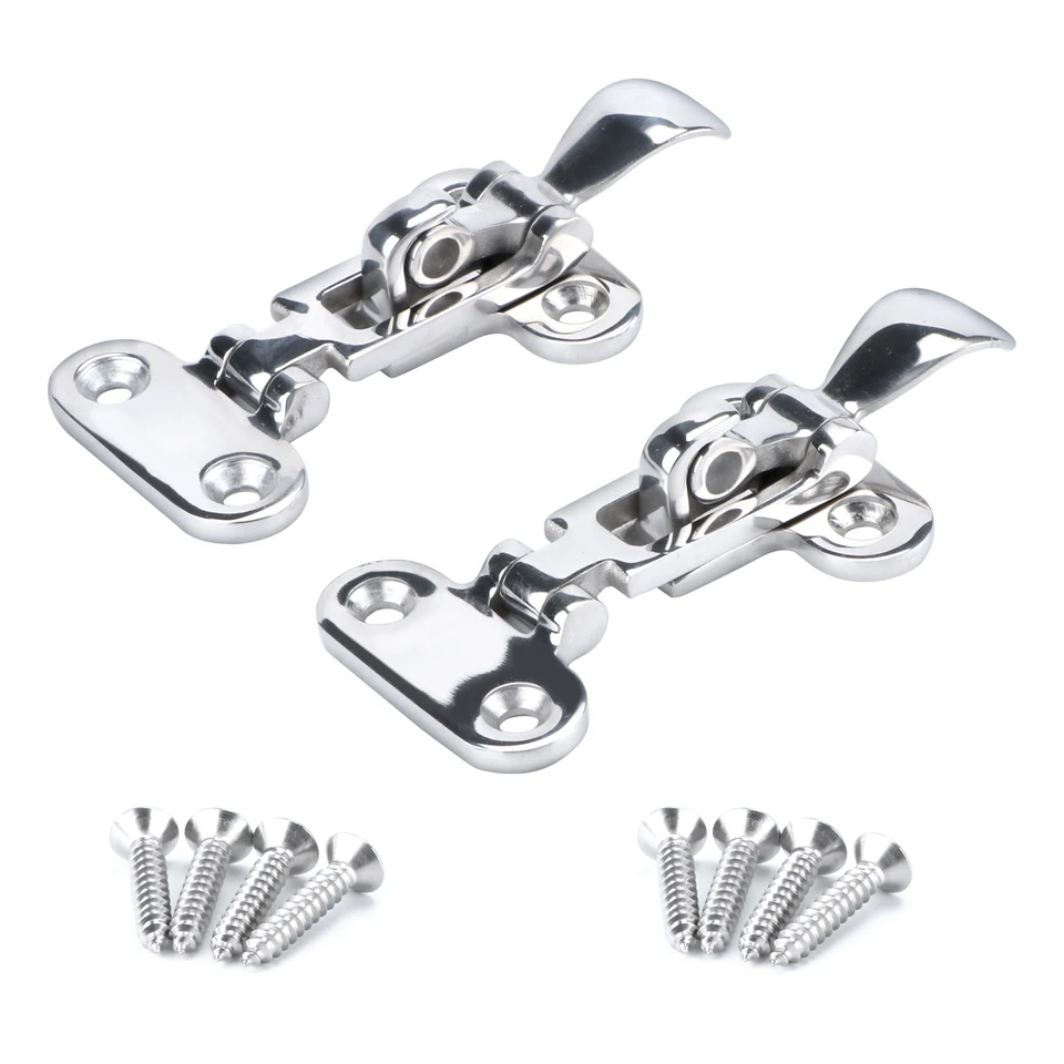 2 kusy Lonker Locker Hatch Anti Rattle Latch Zaväzovač 316 Clamp Clamp 4-3/8 