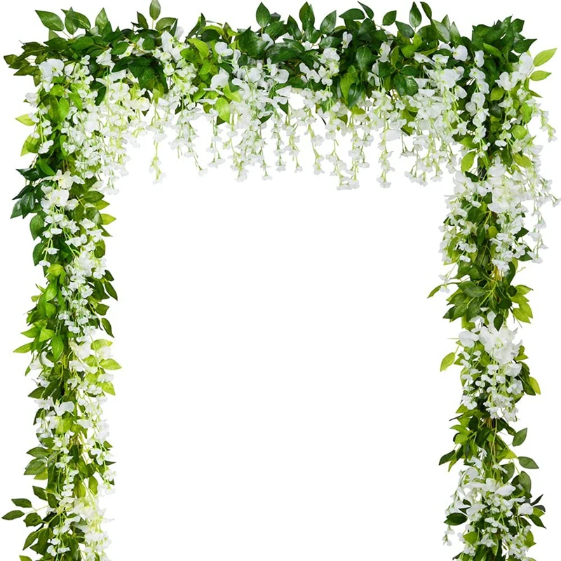 2 metre Hydrangea Leaf Vine Svadobné dekoratívne rastliny na stenu usporiadanie domáci kúpeľ