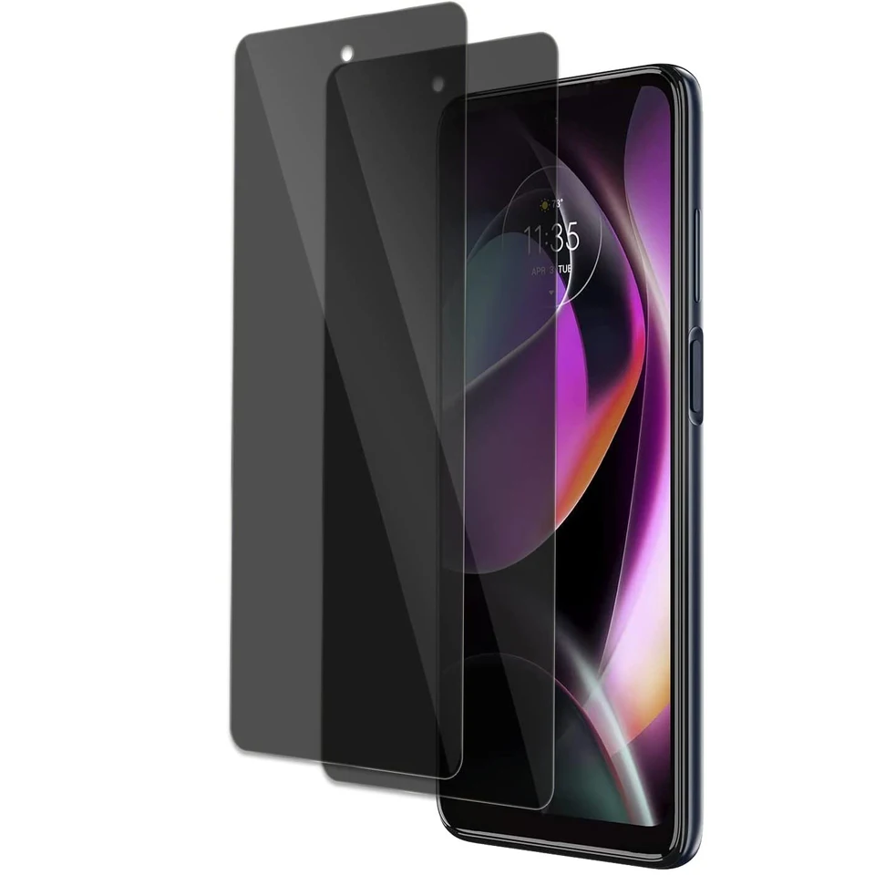 [2 Pack] Ochrana na ochranu predtvrdeného skla o ochranu ochrany osobných údajov Ochranná obrazovka pre chránenie štítu pre Motorola Moto G 5G 2022