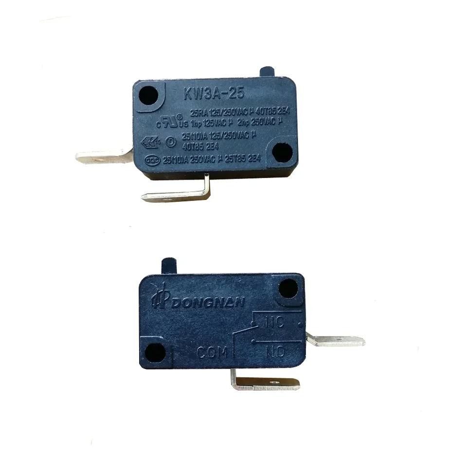 2-palec KW3A-25 125V/250V Nie Normálne otvorené 2-kolíkové mikropínacie prepínače 25A Veľký prúd