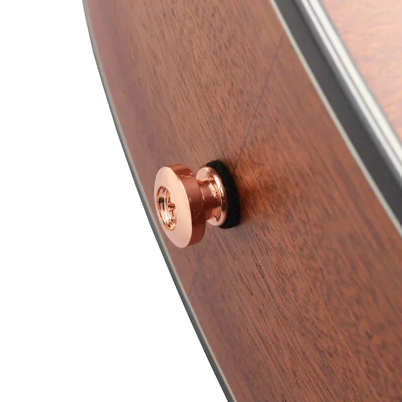 2-PCS gitarový skrutkovač koncový kolík huby hlava Guitar Guitar Lock Guitar Filitator nastaviteľné kovové hudobné prístroje Príslušenstvo
