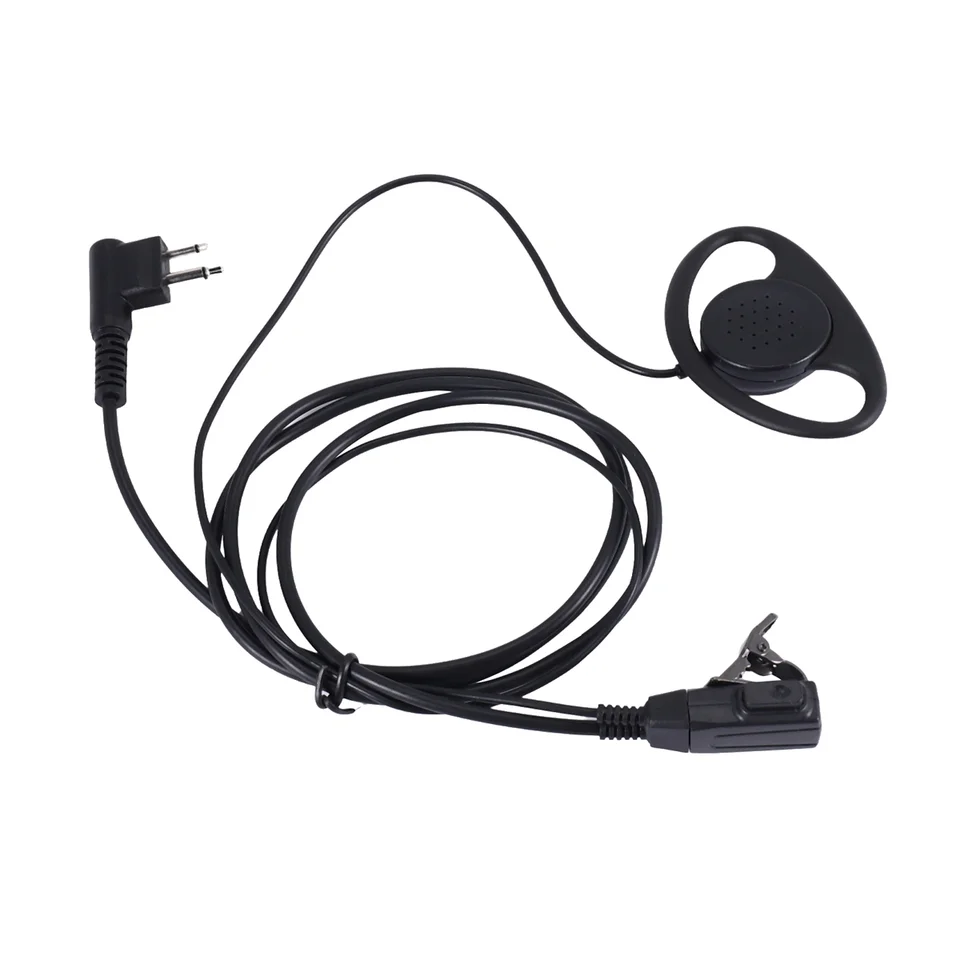 2 Pin Advanced D Tvar Clip-Ear PTT headset slúchadlá mikrofón pre Motorola 2-Way Radios GP88S GP300 GP68 GP2000 GP88 GP3188 CP040