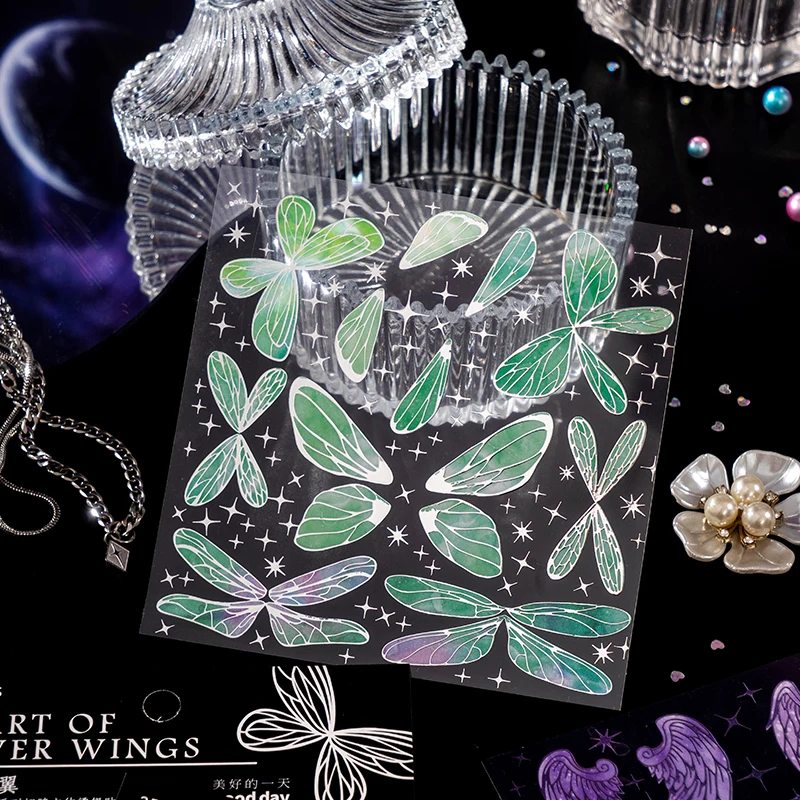 2 plachty pre domáce zvieratá krídla Trojrozmerné krídlo perie Butterfly Wing Hot Sterve Ruc Account DIY STRACTIONS 6 MODELY