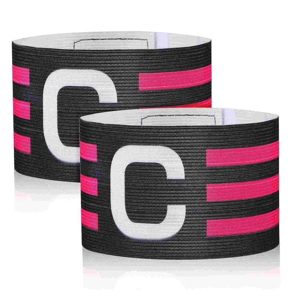 2 počítače bežecké pruhy detské futbalové kusy kapitán Armband nylon futbalové športové náramky