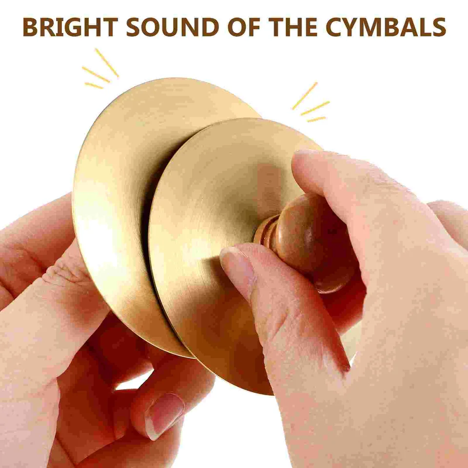 2 páry medené cymbalské detské detské prístrojové prsty prsty hračky hračky Zills Electronic Small