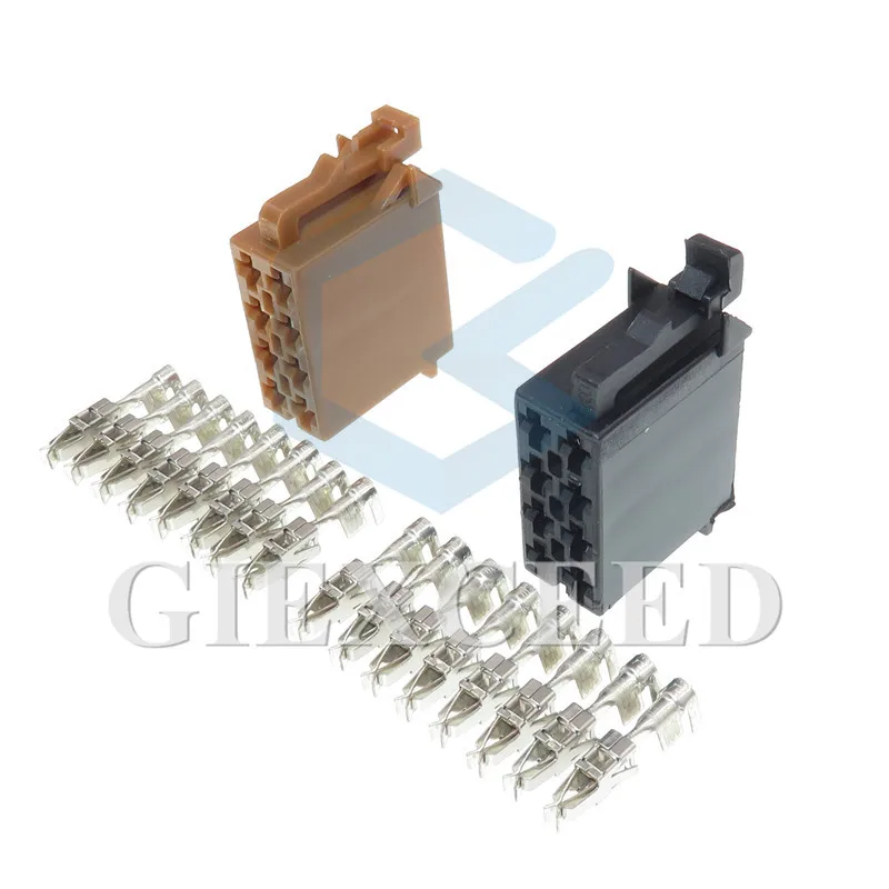 2 sady 8 PIN 962189-1 962191-1 Automobilové CD drôtové zástrčky automobilu Radio Radio SPOLOČNÁ AC ACK AUDIO ISO KABET SOCKET PRE VW