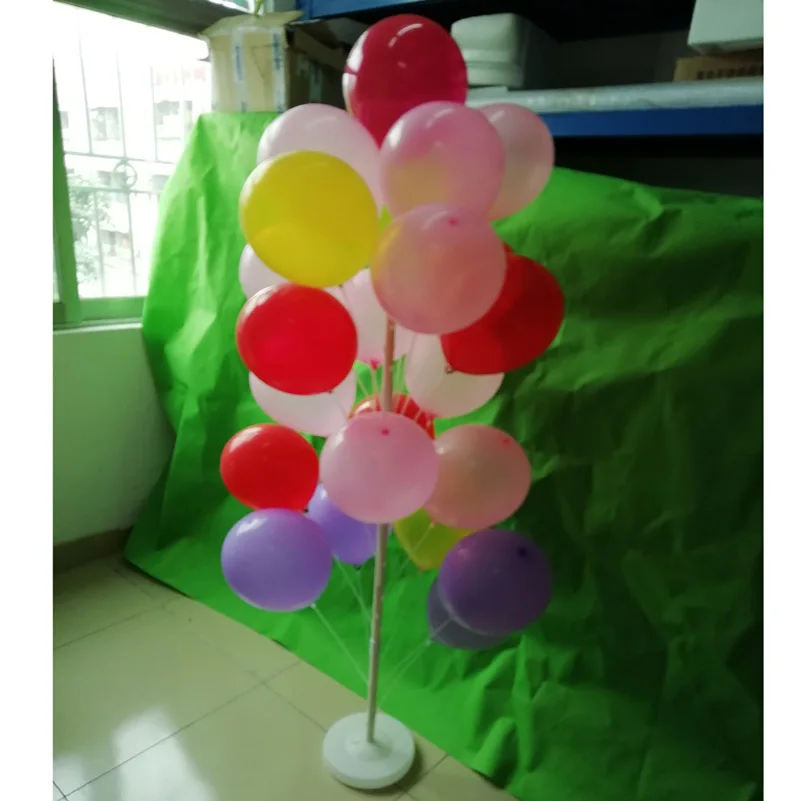 2 Set Balloon Tree Display Rám Vzpriamený stojan, svadobné dekorácie Dodávky na párty dodávky 80- 180 cm Balónový stĺpec Rám voliteľný