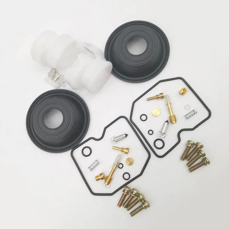 2 Set karburátorová opravárenská súprava pre Kawasaki Vulcan 500 EN500 EN 500 1991-1995 Konfigurácia tesnenia vákuových membránových ventilov