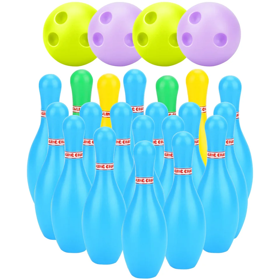 2 sety bowling Kids Ball Kit Toddler Pin hračky učenia hračiek pre deti batoľatá