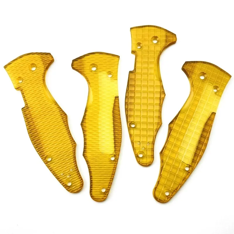 2 Typ 1 pár Ultem Pei Grip Ruck Scales for Spyderco C85 Yojimbo 2 skladací nôž