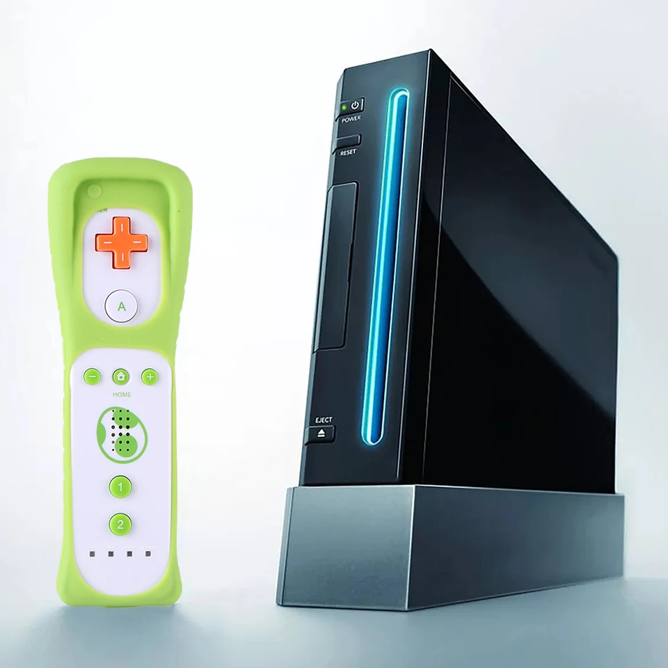 2 v 1 bezdrôtovej gamepadu s silikónovým puzdrom bezdrôtového snímača pohybu gamepad pre Nintendo Wii 2 pre Nintendo Wii/Wii U