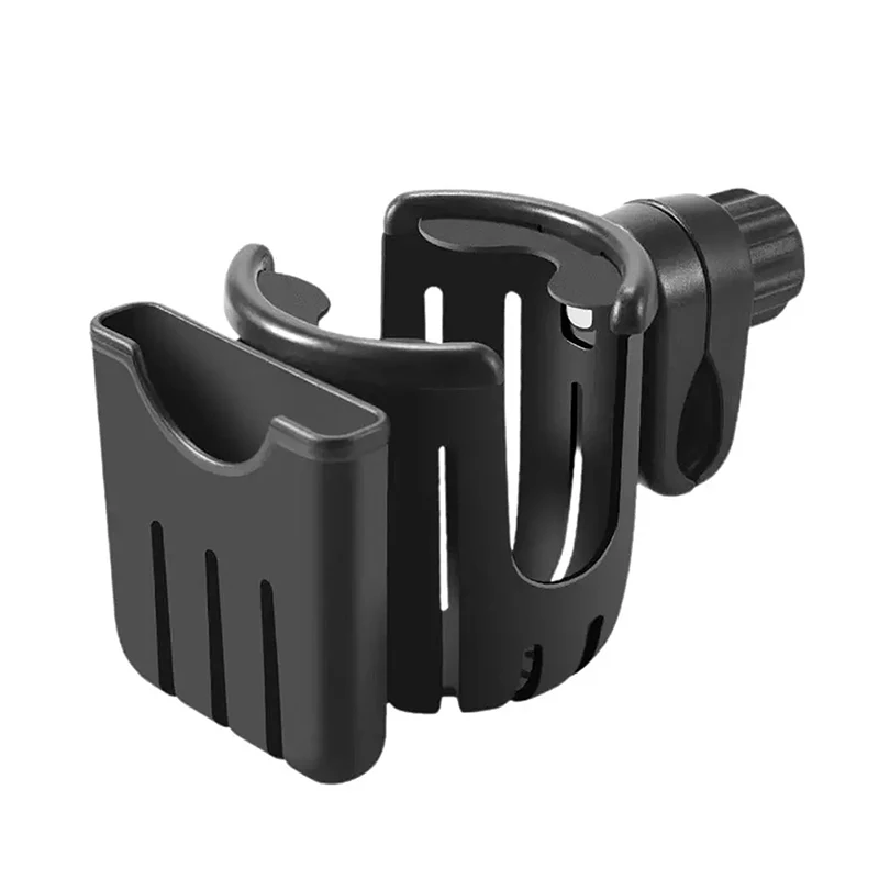 2 v 1 držiak na kočík pre kočík pre držiak na bicykel pre motocykel Motocykel ABS Materiál 360 ° Rotácia nastaviteľná držiak na kávu Mount Coffee