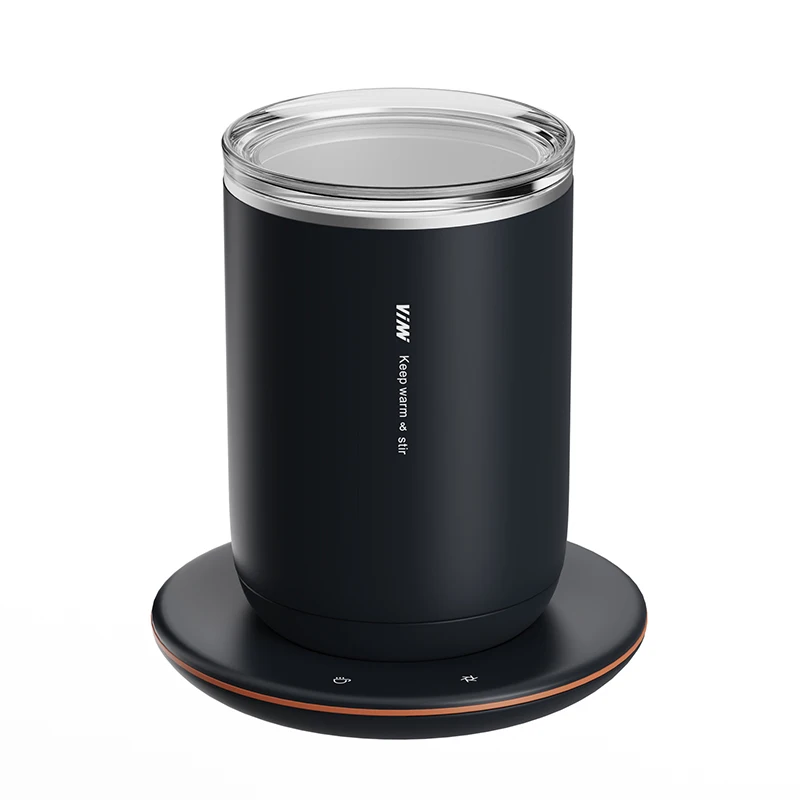 2 v 1 kávový šálka teplejšieho automatického magnetického miešania hrnčeka pre domácu kanceláriu USB Electric Mixing Cup Ohriepka teplej vykurovacej dosky