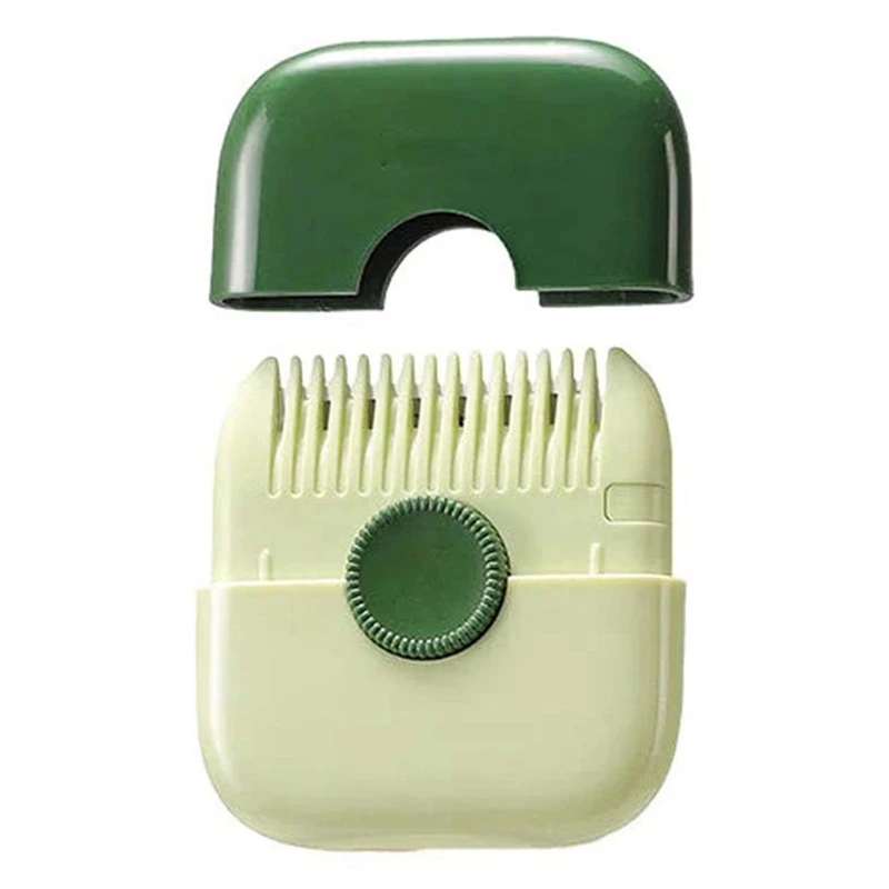 2-v-1 strihanie vlasov Barber Breck Bangs Bangs Remover Remover Domov Mini Makeup Tools, Green
