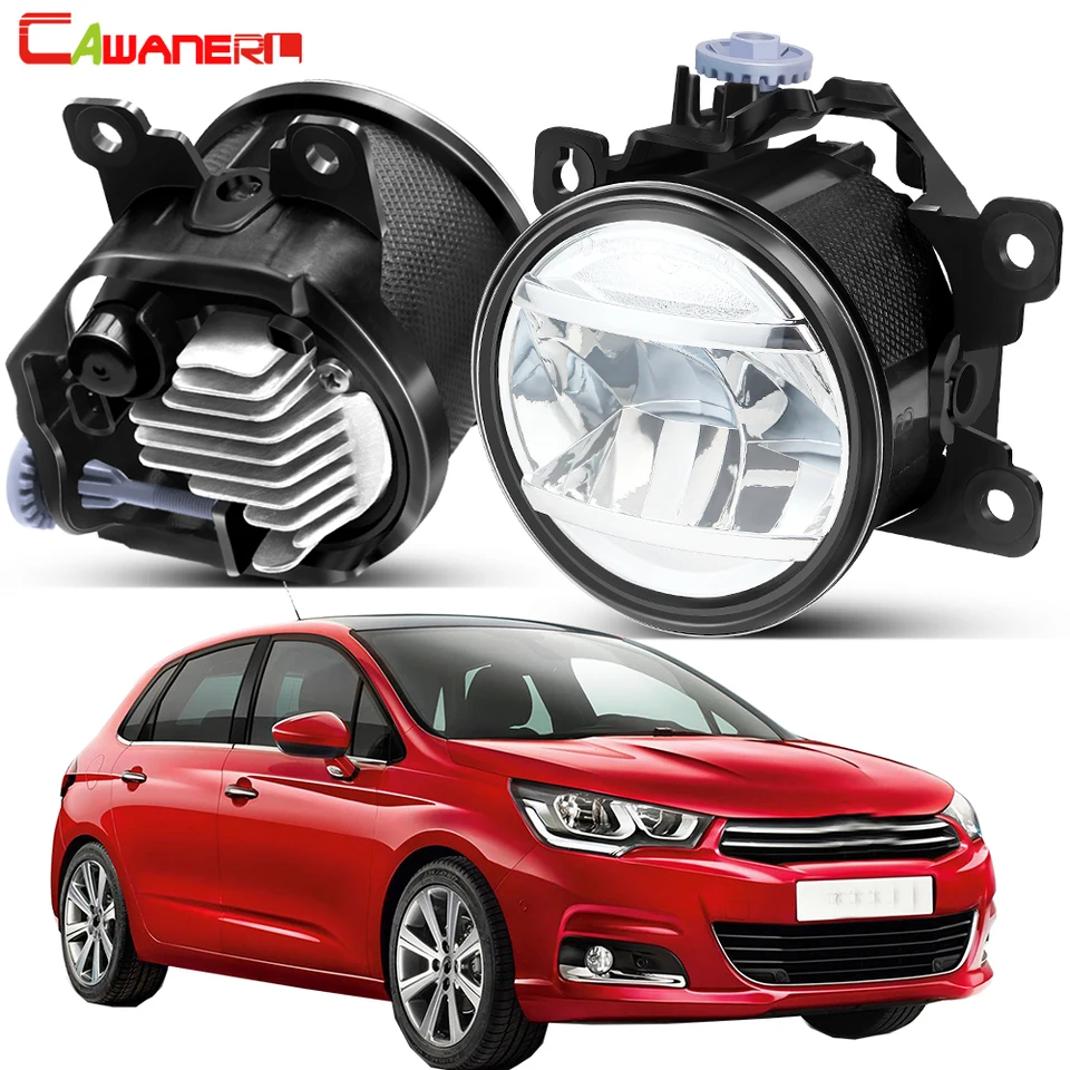 2 x 30W LED hmlové hmlové svetlo Montáž na inováciu auta hmlové lampa vysoké svetlo pre Citroen C4 Hatchback Grand Picasso Coupe 2004-2015